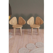 Yüceer Home Montessori Çekmeceli Aktivite Masası ve 2 Sandalye Çalışma Seti Atlantik Çam - 3