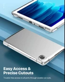 Samsung Galaxy Tab A7 10.4 T500 T505 T507 Kılıf Darbelere Dayanıklı Şeffaf Kapak - 7