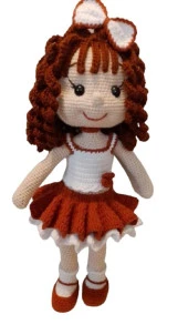 Serpil Bebek Amigurumi Organik Oyuncak - 1