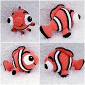 Kayıp Balık Nemo Amigurumi Organik Oyuncak - 1