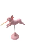 Kaideli Tavşan, Mackenzie, Dekoratif Obje Pembe - 2