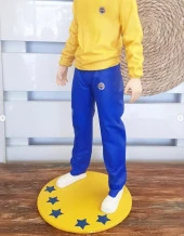 Fanatik Taraftar Dekoratif Obje Biblo Sarı Lacivert - 1