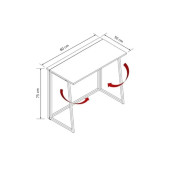 Fahrettin KüçükWork Katlanabilir Pratik Çalışma Masası Bilgisayar Masası Çizim Masası - 5