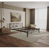 Yüceer Home Çift Kişilik Metal Karyola Ortopedik Ferforje Karyola 160x200 Cm - 2