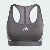 Adidas IU1708 Power Impact Train Medium-Support 3-Stripes Bra Siyah - 5