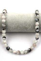 Ay Taşı Doğal Taş Dizi 10 mm Küre Kesim thumbnail 2