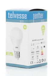 9W Beyaz LED E27 Ampul Tasarruflu Lamba 6500 K Beyaz Işık 800 Lümen 9W=60W - 5