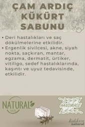 Çam Ardıç Kükürt Sabunu El Yapımı Doğal 120 G x 3 Adet thumbnail 4