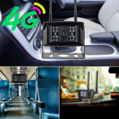 4G Sim Kartlı Sabit çelik kasa 1080p HD geniş açı ev ofis araç güvenliği kamerası - 5