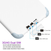 One Blue K8 4GB 16 GB 8'' Tablet Çift Simli 32GB Hafıza Kartı Hediyeli - 8