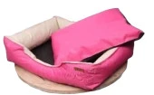 Chester Alpha (M) Yıkanabilir Yatak 65-60-18cm Pembe - 1