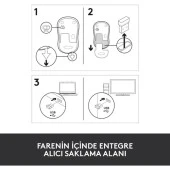 Logitech M185 USB Alıcılı Kompakt Kablosuz Mouse - Kırmızı thumbnail 10