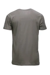 Erkek Bisiklet Yaka Standart Fit Shinzone Göğüs Baskılı Vizon T-Shirt - 2