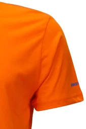 Erkek Bisiklet Yaka Standart Fit Shinzone Göğüs Baskılı Turuncu T-Shirt - 4