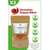 SADRENA Glutensiz & Vegan Yüksek Protein ve Lif İçeren Domates & Kapya Biber Makarna 200gr.Avantajlı 3'lü Paket. - 1