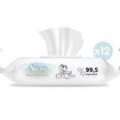 Sleepy Bio Natural 40 Yaprak 12'li Paket Islak Mendil - 1
