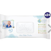 Sleepy Bio Natural 40 Yaprak 24'lü Paket Islak Mendil - 1