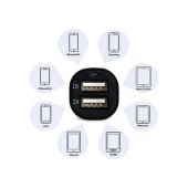 Çift USB Girişli 2.1 AMP Araç Çakmak Soketi - 3