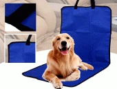 Evcil Hayvan Tekli Araç Koltuk Kılıfı - Mavi thumbnail 3