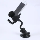 Crystal Araç İçi Vantuzlu Telefon Tutucu Güçlü Kilit Vantuzlu  (Universal) - 1