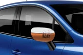 Araç Ayna Kılıfı 2 Adet - Baby On Board - 1