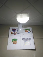Led Klipsli Kitap Okuma Masa Lambası  Kitap Okuma Işığı Pilli - 1