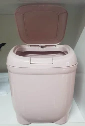 Çöp Kovası Kapaklı Press İt 4 LT - Lila - 2