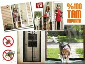 Mıknatıslı Kapı Sinekliği Tülü-Krem ( 105 x 205 ) - 1