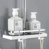 Banyo Duş Rafı Şampuanlık Sabunluk Organizer thumbnail 1