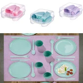 6 Kişilik Çantalı Piknik Seti - 1