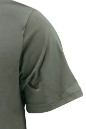 Erkek Bisiklet Yaka Standart Fit Haki T-Shirt - 3