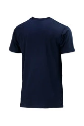 Erkek Bisiklet Yaka Standart Fit Lacivert T-Shirt - 4