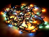 100 Ledli Kırmızı Yılbaşı Ağacı Işığı Led Ampül - 4