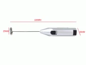 Mini Pilli Portatif Karıştırıcı Mikser thumbnail 3