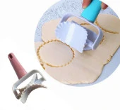 Tırtıklı Daire Şeklinde Hamur Kesici Kurabiye Ruleti thumbnail 1