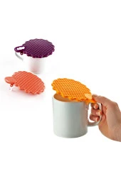 Kupa Kapağı Bardak Kapağı Mandallı Açılır Kapanır Kapak - 1