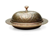 Osmanlı Motifli Lokumluk - Küçük Boy - Bakır - 2