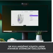Logitech Signature M650 Küçük ve Orta Boy Sağ El Için Sessiz Kablosuz Mouse - Beyaz - 4
