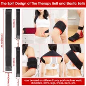 JOBYNA Kırmızı Işık ve Kızılötesi Işık, Ayak veya Vücut için, 640/660nm Kırmızı Işık - 5