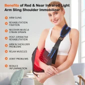 JOBYNA Kızılötesi Işık Terapisi Dirsek Cihazı, 850nm Yakın Kızılötesi - 4