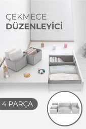 Çekmece Düzenleme Kutu Seti Organizer 4lü Set thumbnail 1
