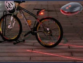 Lazer Güvenlik Şeritli Bisiklet Stop Lambası - 1