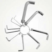 Allen Anahtar Takım Altı Köşeli 10 Parça Alyan - 5