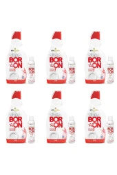 Boron Jel Bulaşık Makinası Deterjanı 820 Ml x 6 Adet Bir Arada + Doğal Parlatıcı Hediyeli - 1