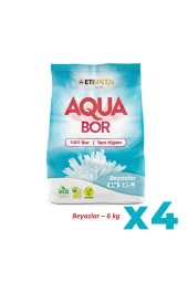 ETİ MADEN Etimaden Aqua Bor Deterjan (Boron) Beyazlar 6 Kg X 4 Adet - 1