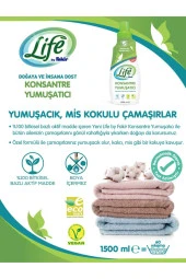 LİFE BY FAKİR Bitkisel Bazlı Çamaşır Yumuşatıcısı 1500 Ml X 3 Adet - 2
