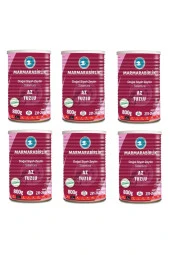 MARMARABİRLİK  Marmarabirlik Az Tuzlu L 800 Gr Teneke Siyah Salamura Zeytin X 6 Ad - 1