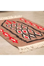 Bİ.TE RİCH Kilim Seccade - 105 X 71 Cm - Kök Boya - El Işçiliği (S007) - 3
