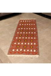 Bİ.TE RİCH Kilim - 75 X 220 - Kök Boya - El Işçiliği (K002) - 1