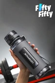 Uzspace FiftyFifty 800ml -BÜYÜK BOY- Tritan Su Matarası Silikon Korumalı Kaydırmaz Gövde - 3